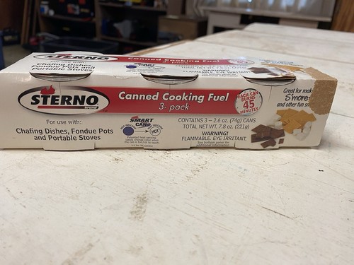 Sterno canned cooking fuel - canned, 3